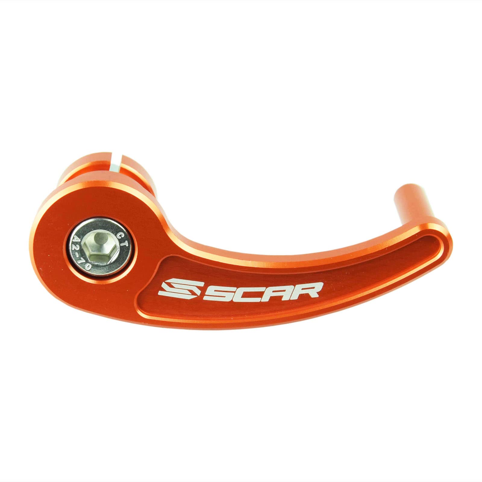 SCAR STECKACHSENEINSATZ VORNE kompatibel mit KTM EXC TPI EXCF 125 150 250 300 350 450 500 15-22 - Orange von SCAR