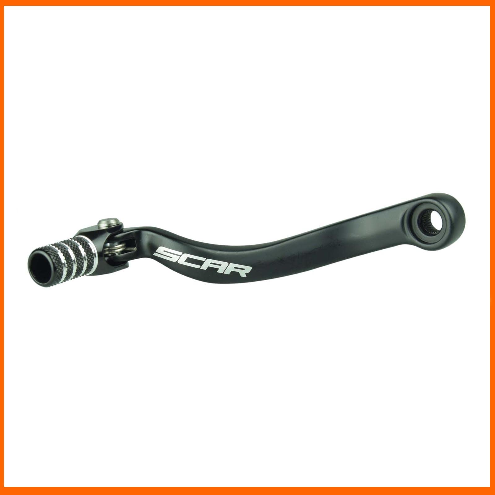 SCAR Schalthebel Ganghebel kompatibel mit KTM EXC EXCF 200 250 300 350 450 90-23 - Schwarz von SCAR