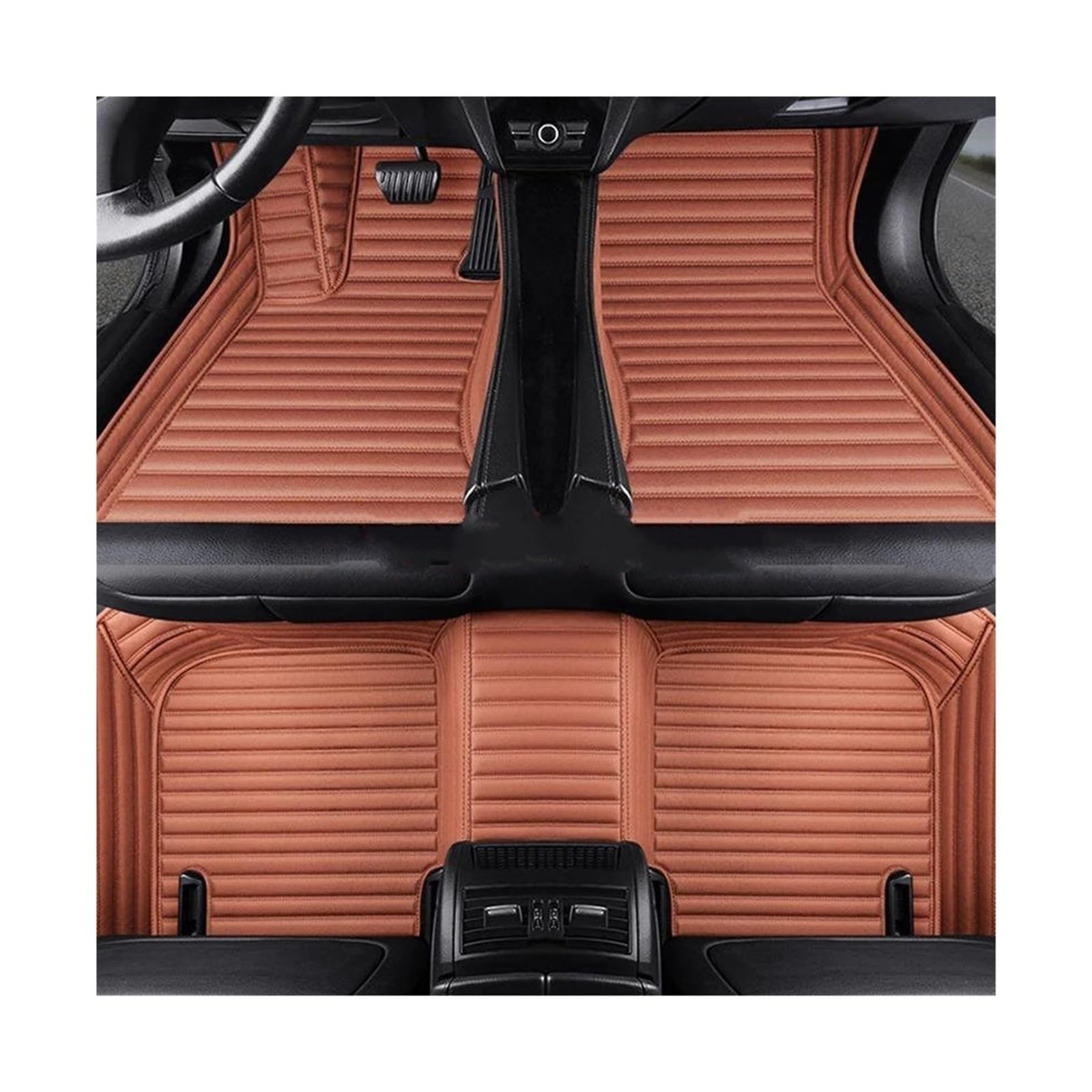 Für Mercedes Für Benz E W211 2003 2004 2005 2006 2007-2008 Innenausstattung Teppich Autobodenmatte Auto Fußmatten(Brauner 5-Sitzer) von SCARXUSV