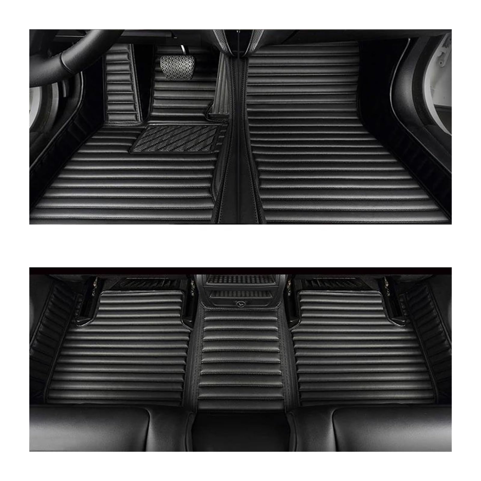 Für Mercedes Für Benz E W211 2003 2004 2005 2006 2007-2008 Innenausstattung Teppich Autobodenmatte Auto Fußmatten(Schwarzer 5-Sitzer) von SCARXUSV