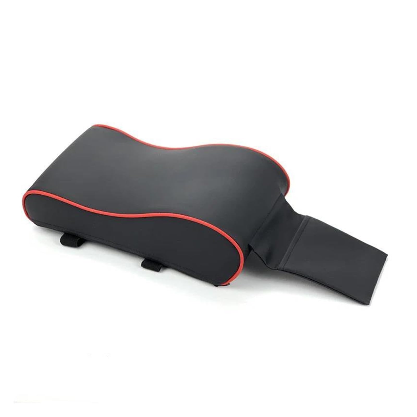 Für Opel Für Zafira Für Astra Für Mokka Universal Car Center Console Armlehnenschutzpolster Innenzubehör Auto Armlehnenbox(Schwarz mit Rot) von SCARXUSV