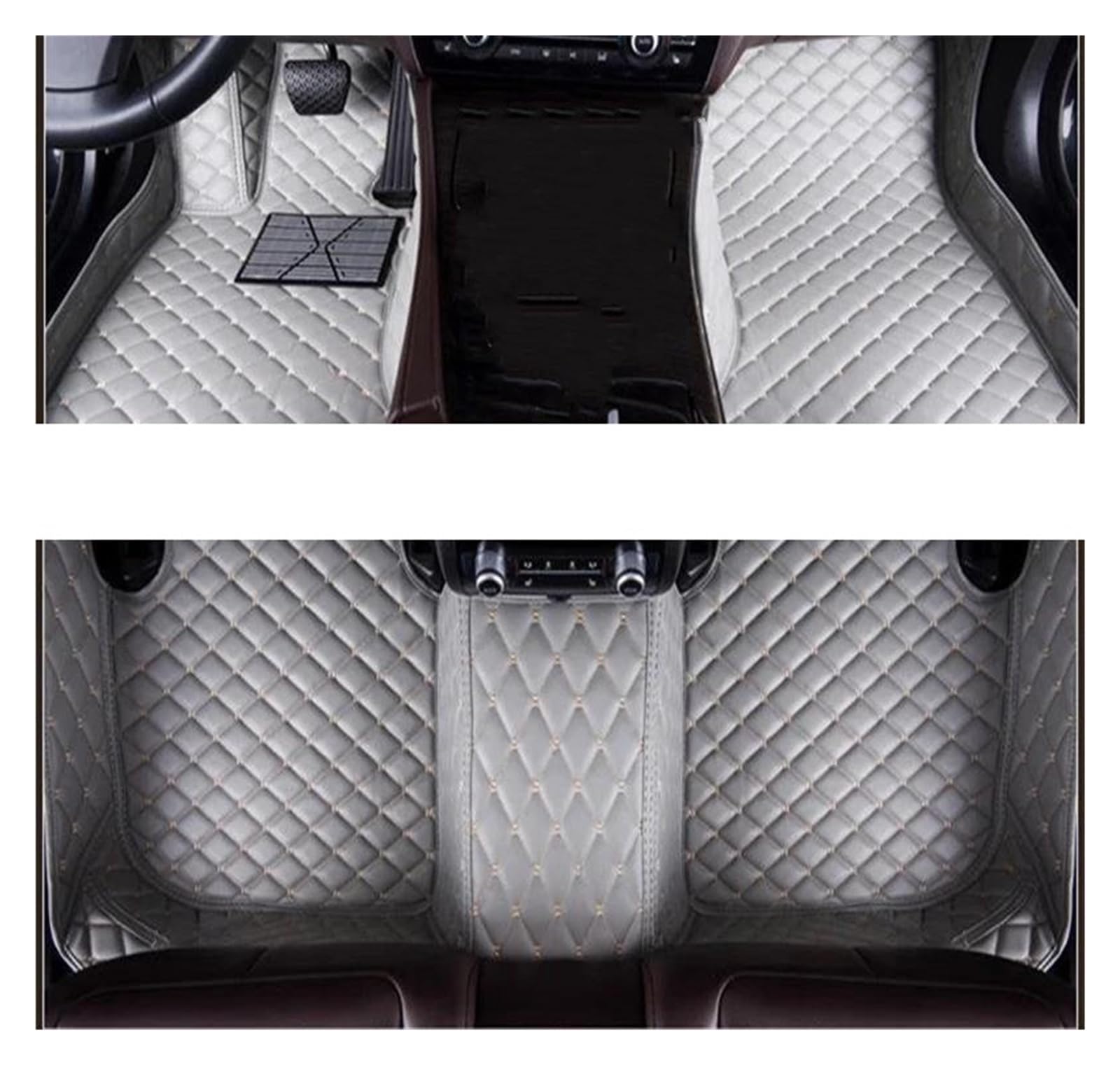 Fußmatten Für Toyota Für Yaris 2007 2008 2009 2010 2011-2013 Limousine Autofußmatten Autoteppiche Auto Fußmatten(Grau) von SCARXUSV