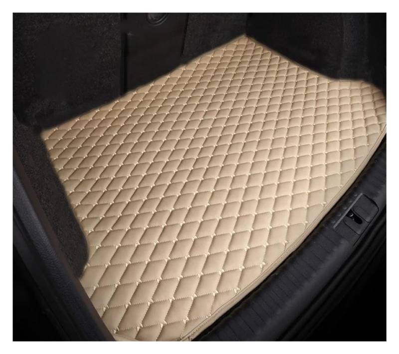 Kofferraummatte Für Jaguar XF Sedan 2008 2009 2010 2011 2012 2013 2014 2015 Kofferraumschutzmatte Teppich Innenausstattung Zubehör Abdeckung Auto Fußmatten(BEIGE) von SCARXUSV