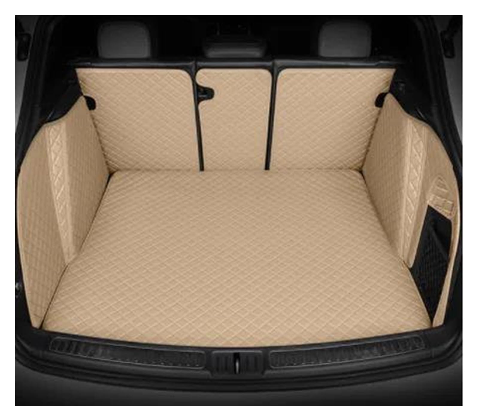 Kofferraummatten Für VW Für Golf Alle Modelle Für Golf 6 Für Golf 7 Für Golf 5 GTI Auto Fußmatten(Beige-1) von SCARXUSV