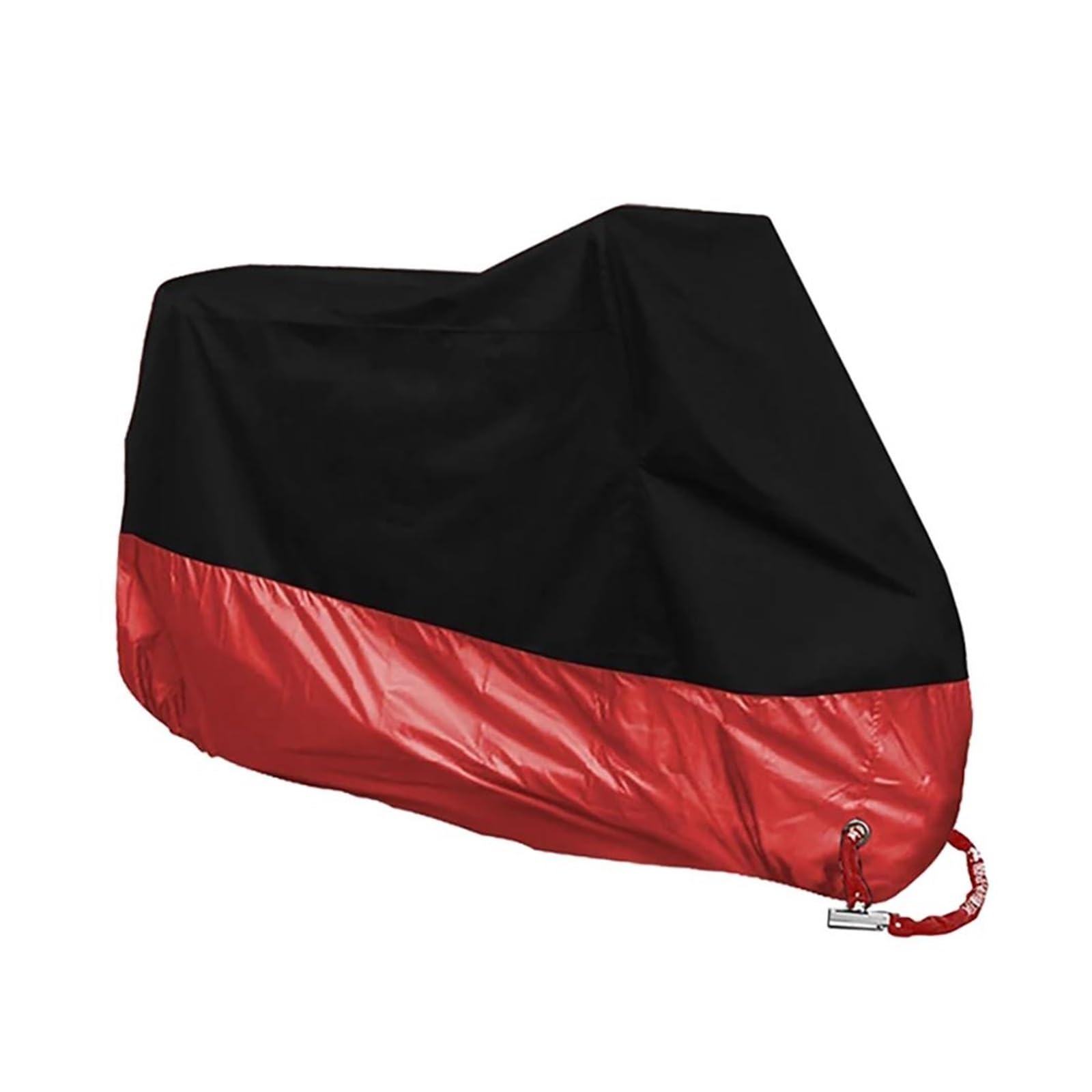 Motorradabdeckung Motorradabdeckung Staubdicht Wasserdicht Sonnenschutz Schutzhülle Zelt Für Grom CB190 CBR250(Rot,M-1600-1800 mm) von SCARXUSV