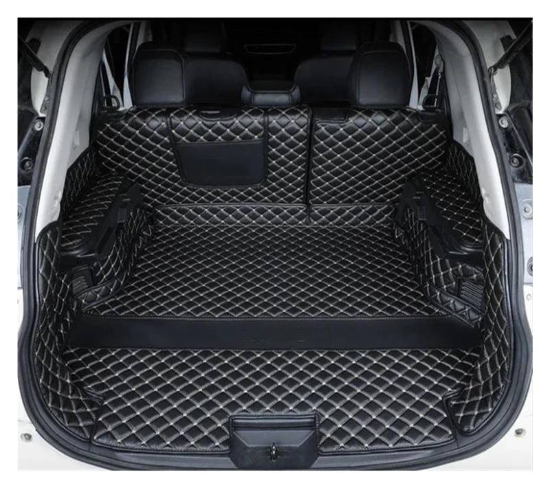 Schmutzabweisende Schutzschale Für N&issan Für X Trail T32 5 Sitze Zubehör Kofferraummatte Kofferraummatten Teile Liner Styling Auto Fußmatten(Schwarzes Vollcover,Beispiel Abbildung B) von SCARXUSV