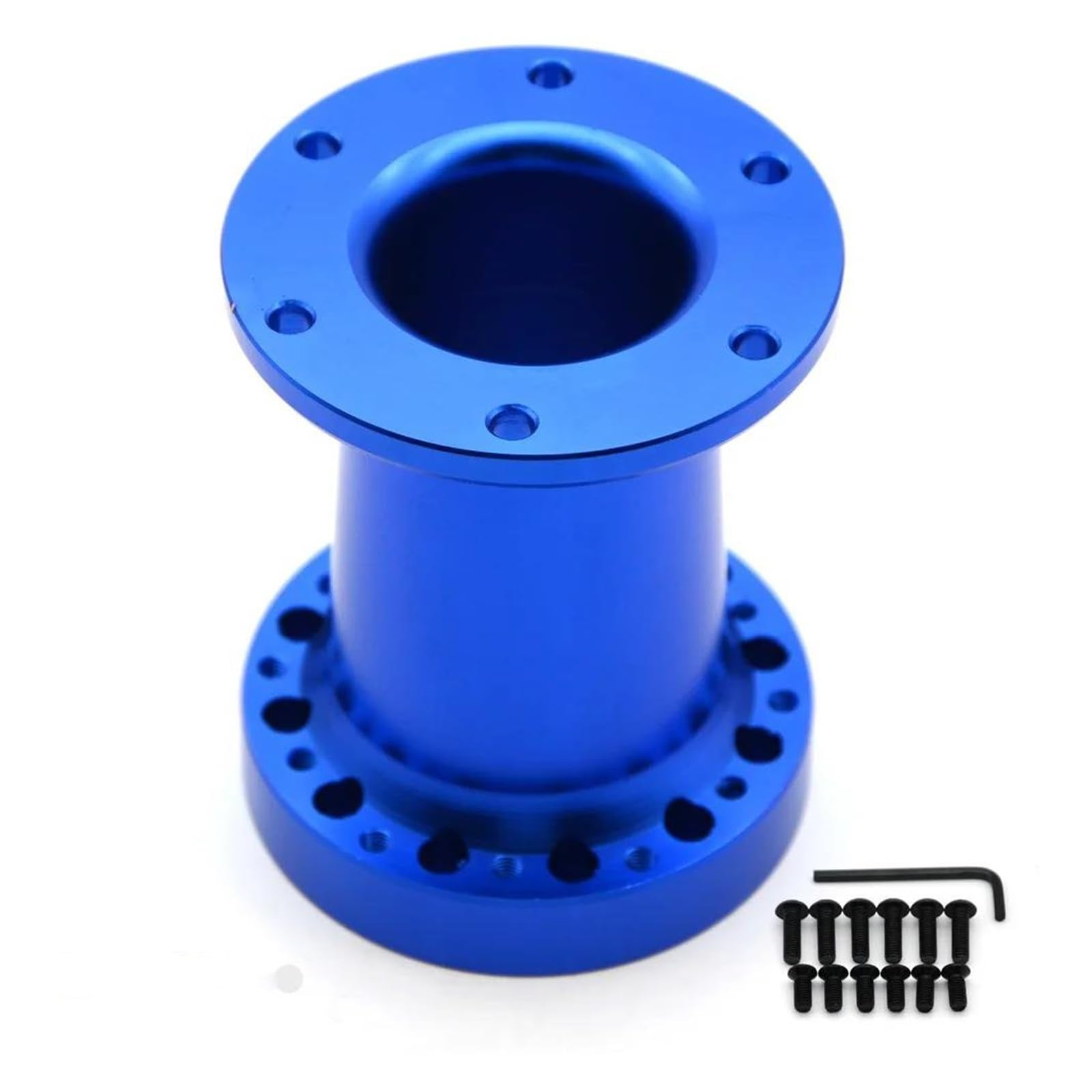 Universal 101MM Lenkradnaben Abstandshalter Lenkradnaben Adaptersatz Abstandshalter Autozubehör Auto Lenkrad(BLAU) von SCARXUSV