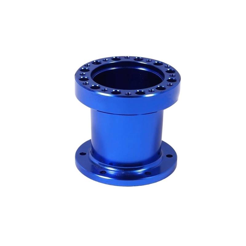 Universal 51MM 76MM 101MM Lenkradnaben Abstandshalter Kit Lenkradnaben Boss Kit Adapter Abstandshalter Auto Lenkrad(Blau76mm) von SCARXUSV