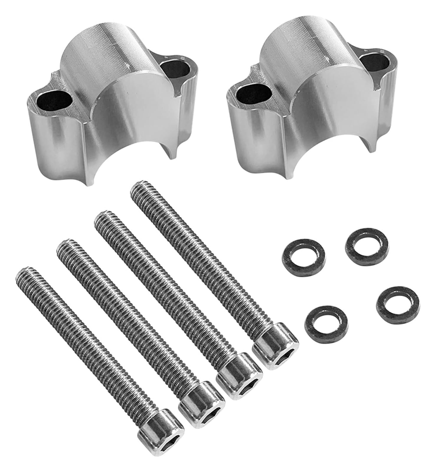 Für B&MW Motorrad-Lenker-Riser-Klemme, 22/28 Mm, Universal-CNC-Aluminium-Motorrad-Lenker-Riser-Kit, 8/11-Zoll-Lenkerklemmen Motorrad Lenkerklemmen(22mm 1) von SCBSTKBGGW