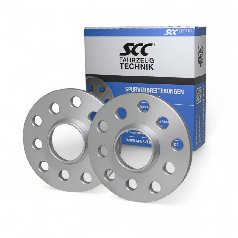 SCC Spurverbreiterungen Spurplatten 2x10mm 5x108-5x112 12138E kompatibel mit Jaguar S-Type XF XK X-Type von SCC