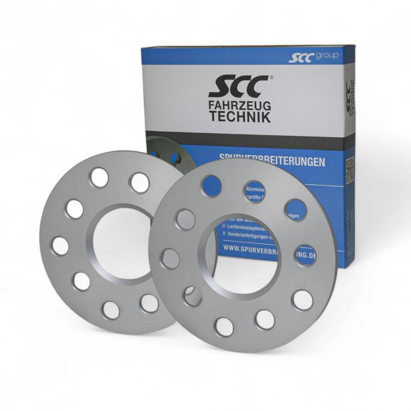 SCC Spurverbreiterungen Spurplatten 2x5mm 5x115-10114E kompatibel mit Chrysler 300C von SCC