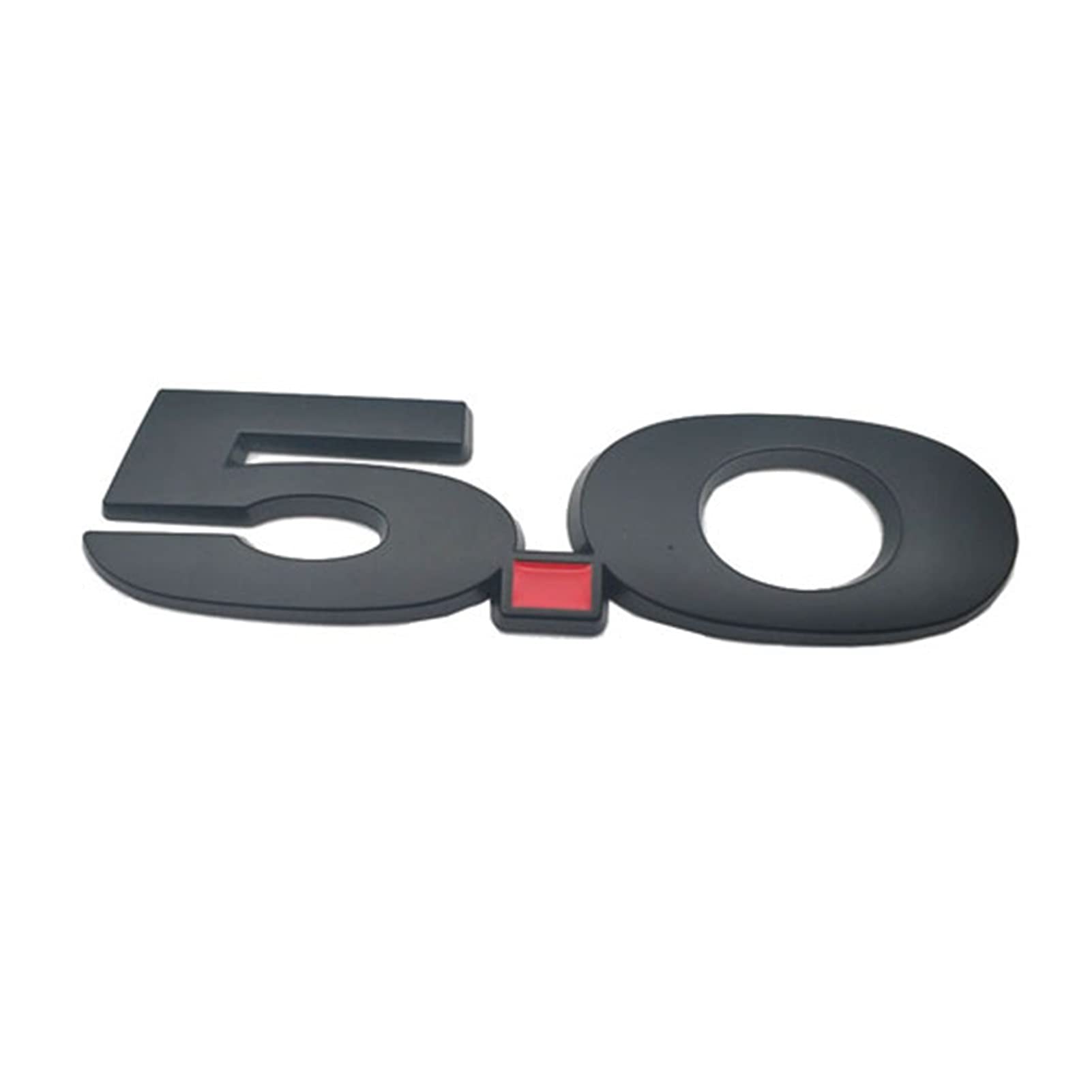 SCHAAN Auto Styling 5.0 Logo Emblem 3D Side Abzeichen Aufkleber Aufkleber Kompatibel for Mustang GT500 Autoaufkleber (Color : B) von SCHAAN