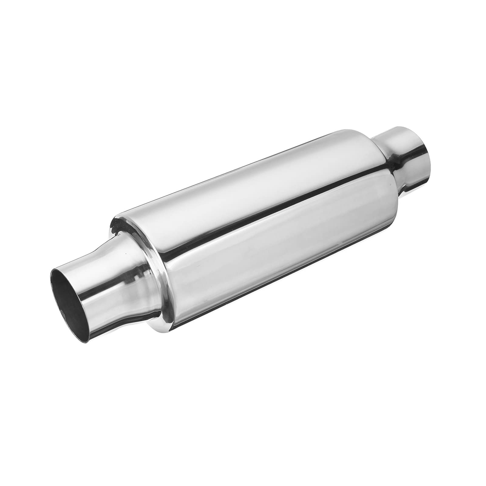 Universeller Edelstahlauto-Auspuffrohr-Schalldämpfer-Resonator 51mm-Einlass- / Auslass-Auspuff-Tip-Rohr-Schalldämpfer von SCHAAN