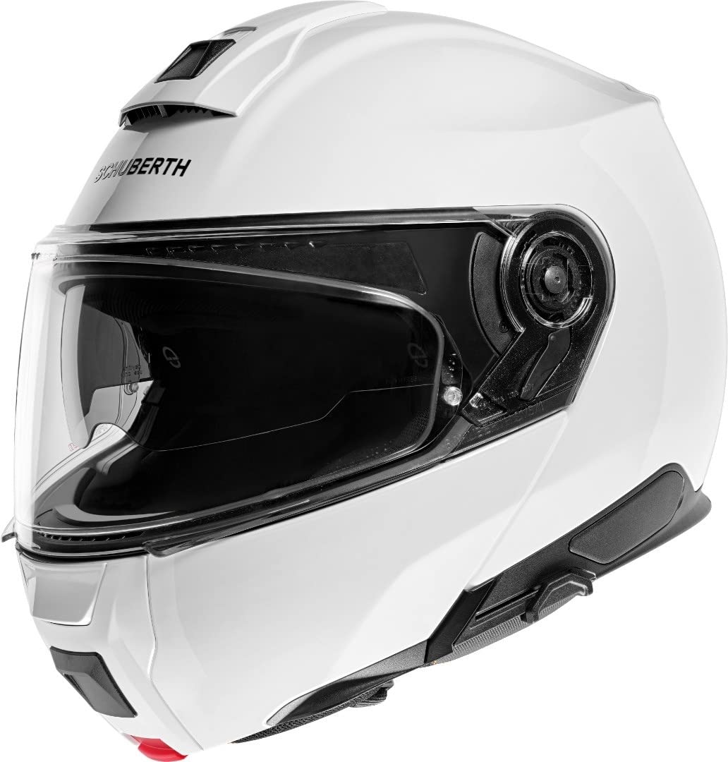 SCHUBERTH Unisex C5 Solid Ece Helm, Glossy White, S 55 EU von SCHUBERTH