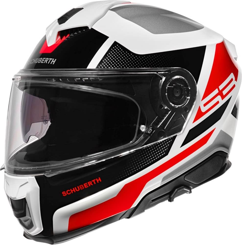 SCHUBERTH S3 Solid Integralhelm Motorradhelm ECE2206 Sport Touring Helm, Daytona Red, 57 (M) von SCHUBERTH