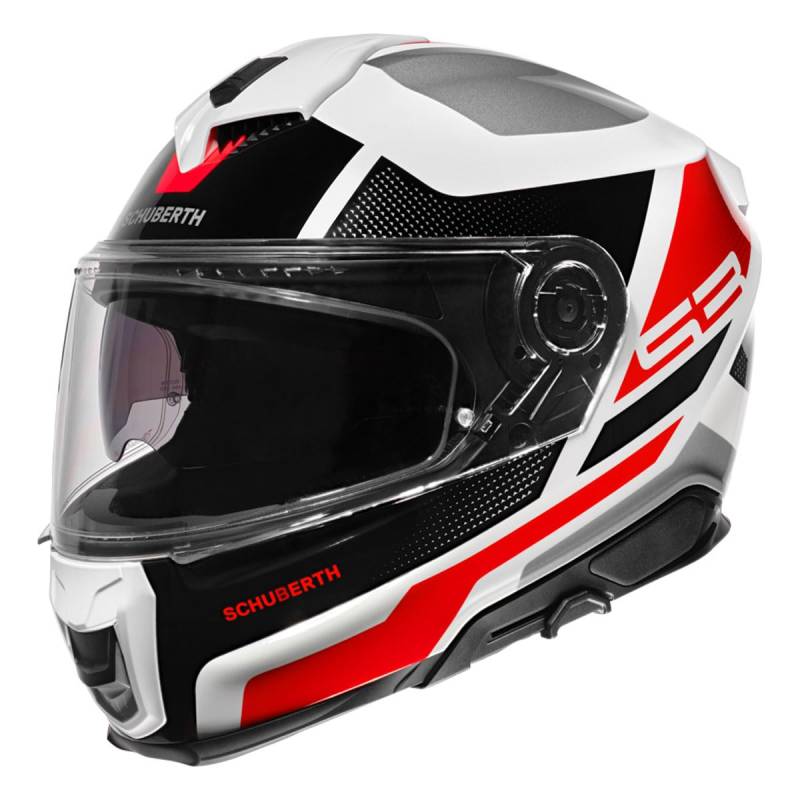 SCHUBERTH S3 Solid Integralhelm Motorradhelm ECE2206 Sport Touring Helm, Daytona Red, 57 (M) von SCHUBERTH