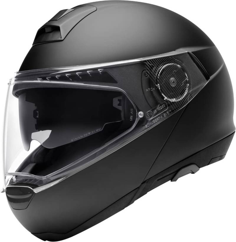 Schuberth 4546317360 C4 Pro Motorradhelm Unisex - Erwachsene, schwarz (matt schwarz), 55 (S), 1 Stück von SCHUBERTH