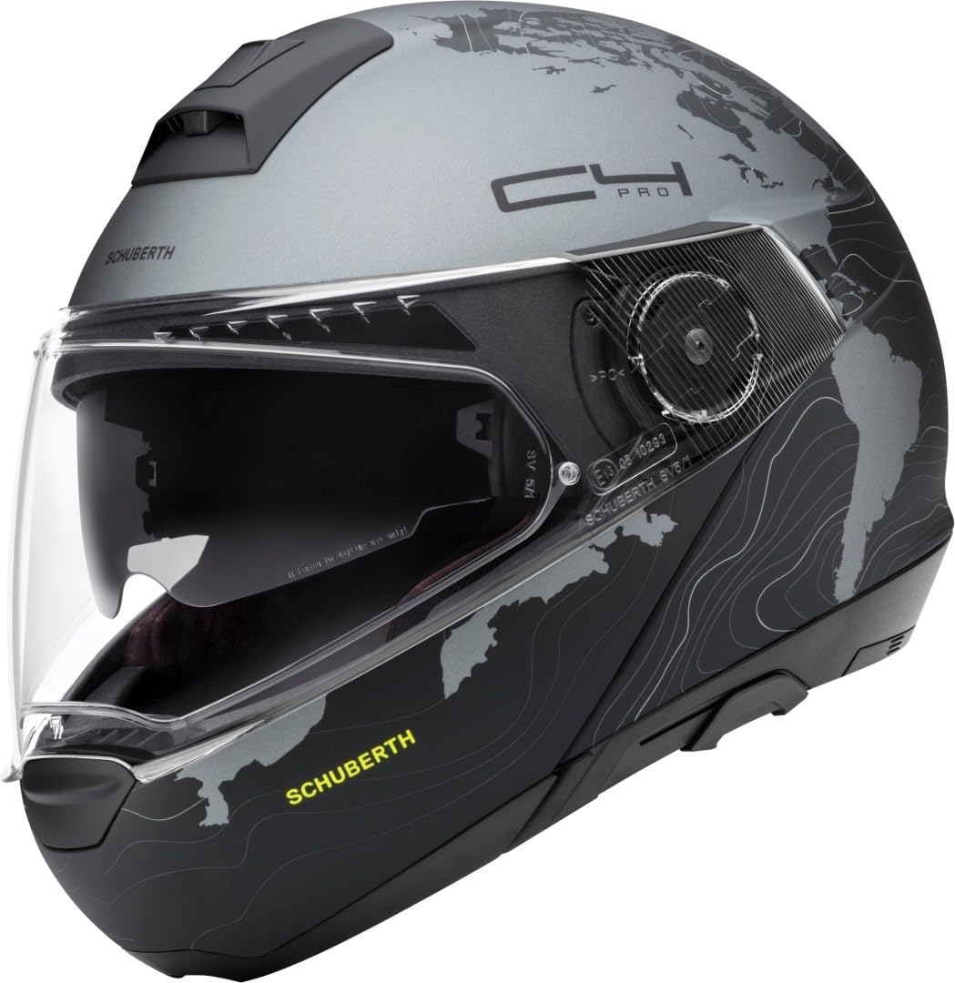 Schuberth C4 Pro Magnitudo Damen Klapphelm, schwarz, S (55) von SCHUBERTH