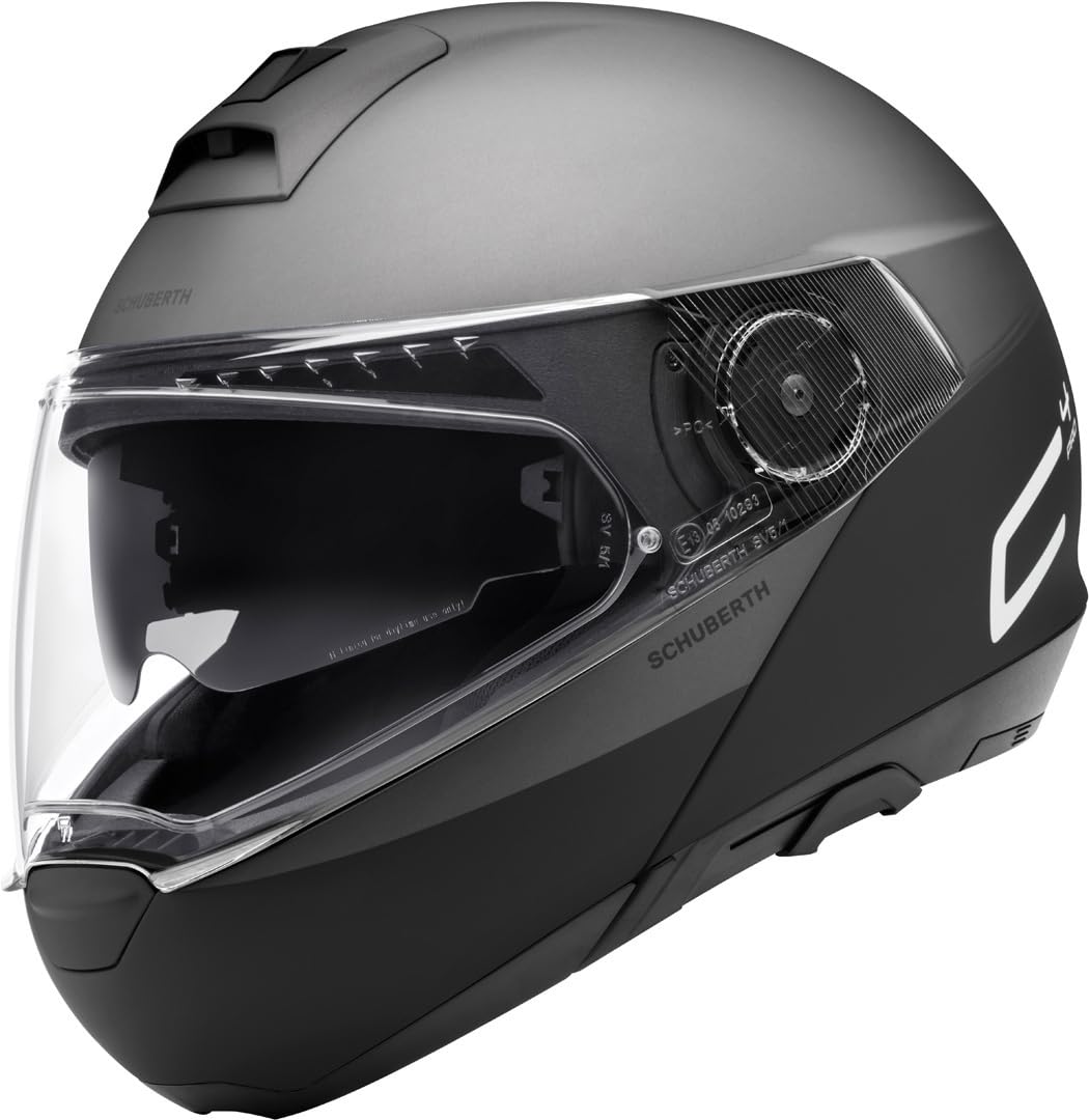 Schuberth C4 Pro Swipe Klapphelm (Black/Gray,S (55)) von SCHUBERTH