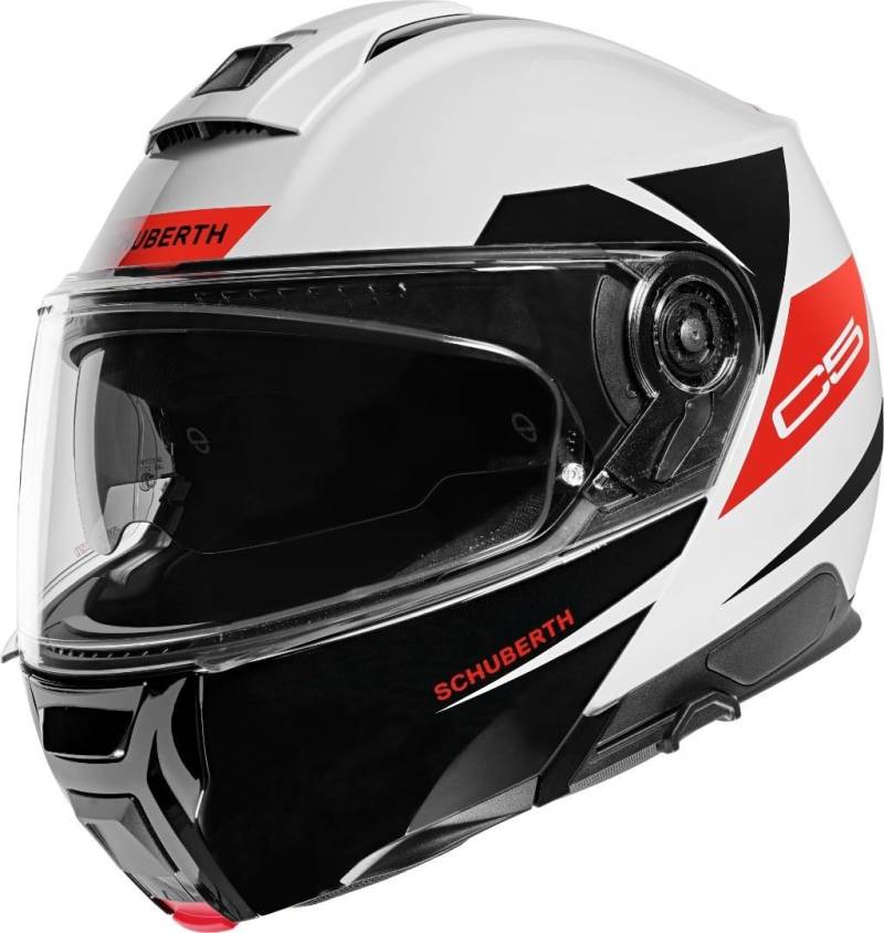 Schuberth C5 Eclipse Klapphelm, rot, M (57) von SCHUBERTH