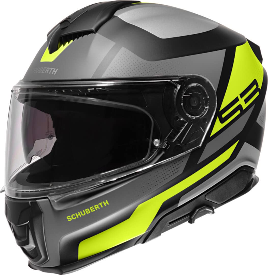 SCHUBERTH S3 Daytona Helm, gelb/grau, M (56/57) von SCHUBERTH