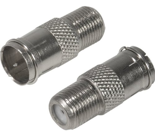 Quick-Adapter für F-Stecker und F-Kompressionsstecker 7 mm 2Stück von SCHWAIGER