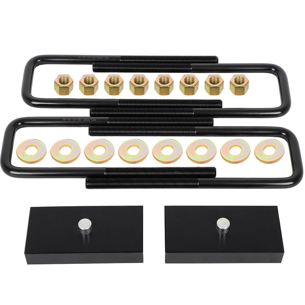 SCITOO 2,5 cm Heck-Nivellierhebe-Set für Dodge Ram 2500 1994–2002 | Hebe-Set für Dodge Ram 3500 1994–2002 Lift Block Kit von SCITOO