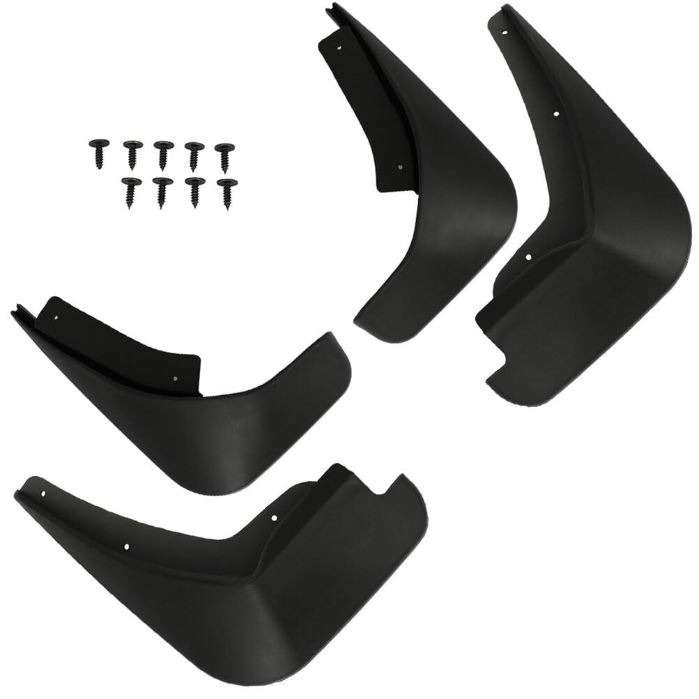 SCITOO Set mit 4 Universal-Schmutzfängern für 2011–2018, für Ford Fiesta, vorne und hinten, Schmutzfänger, Spritzschutz-Set von SCITOO