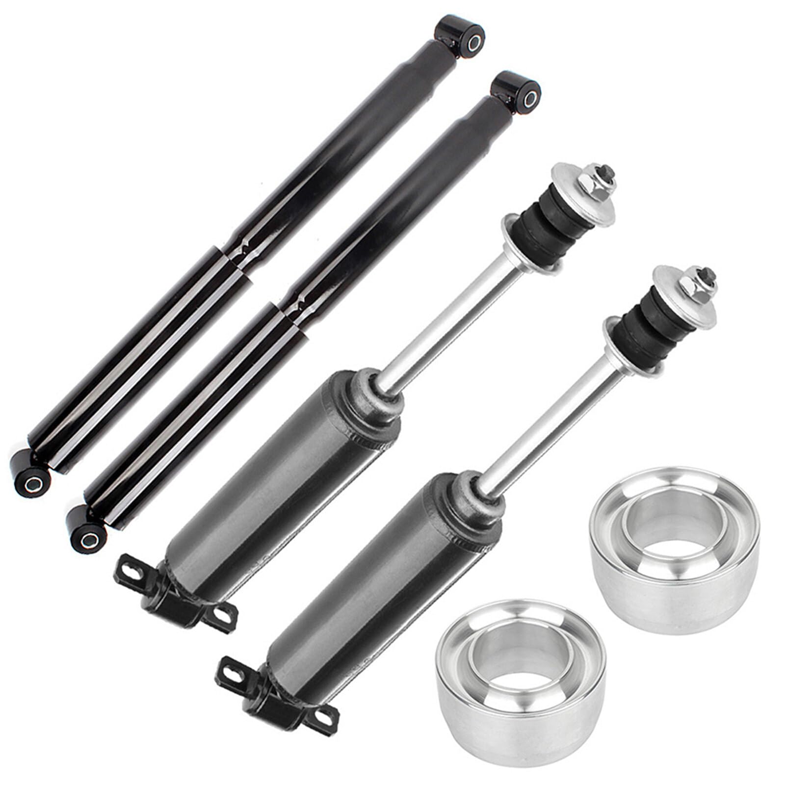 SCITOO Stoßdämpfer-Set für Dodge Dakota 1997–2004, 6,3 cm (2,5 Zoll), vorne und hinten von SCITOO