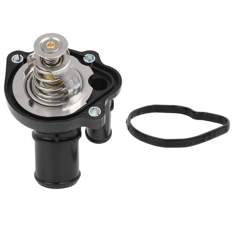 SCITOO Thermostatgehäuse für Ford Escape 2005–2018, Ford Focus 2004–2011, Ford Fusion 2006–2018, Ford Ranger 2007–2011, ersetzt 4L5G8575AD, 1235840 von SCITOO