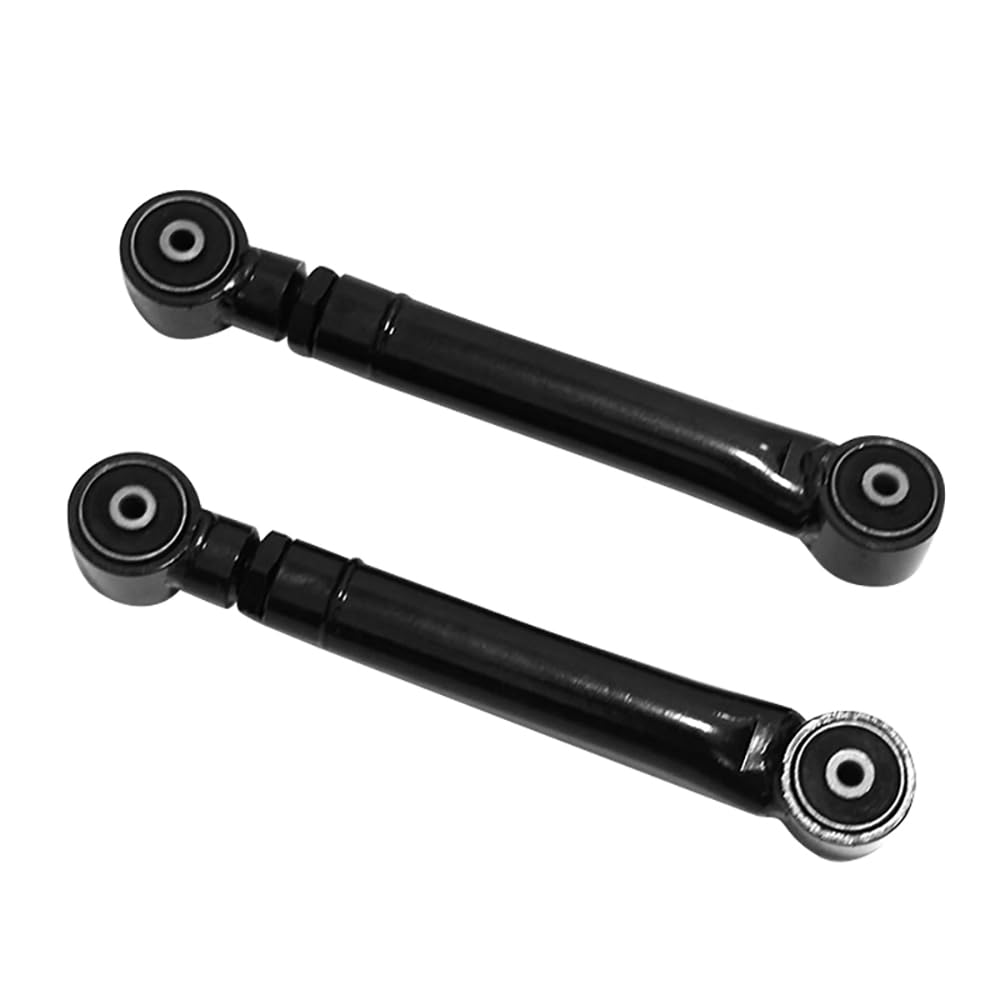 SCITOO Verstellbare obere Querlenker hinten, passend für Jeep Grand für Cherokee 1993–1998 für Jeep TJ 1997–2006 für Jeep Wrangler 1997–2006 für verbesserte Federungsleistung, Schwarz, 2 Stück von SCITOO