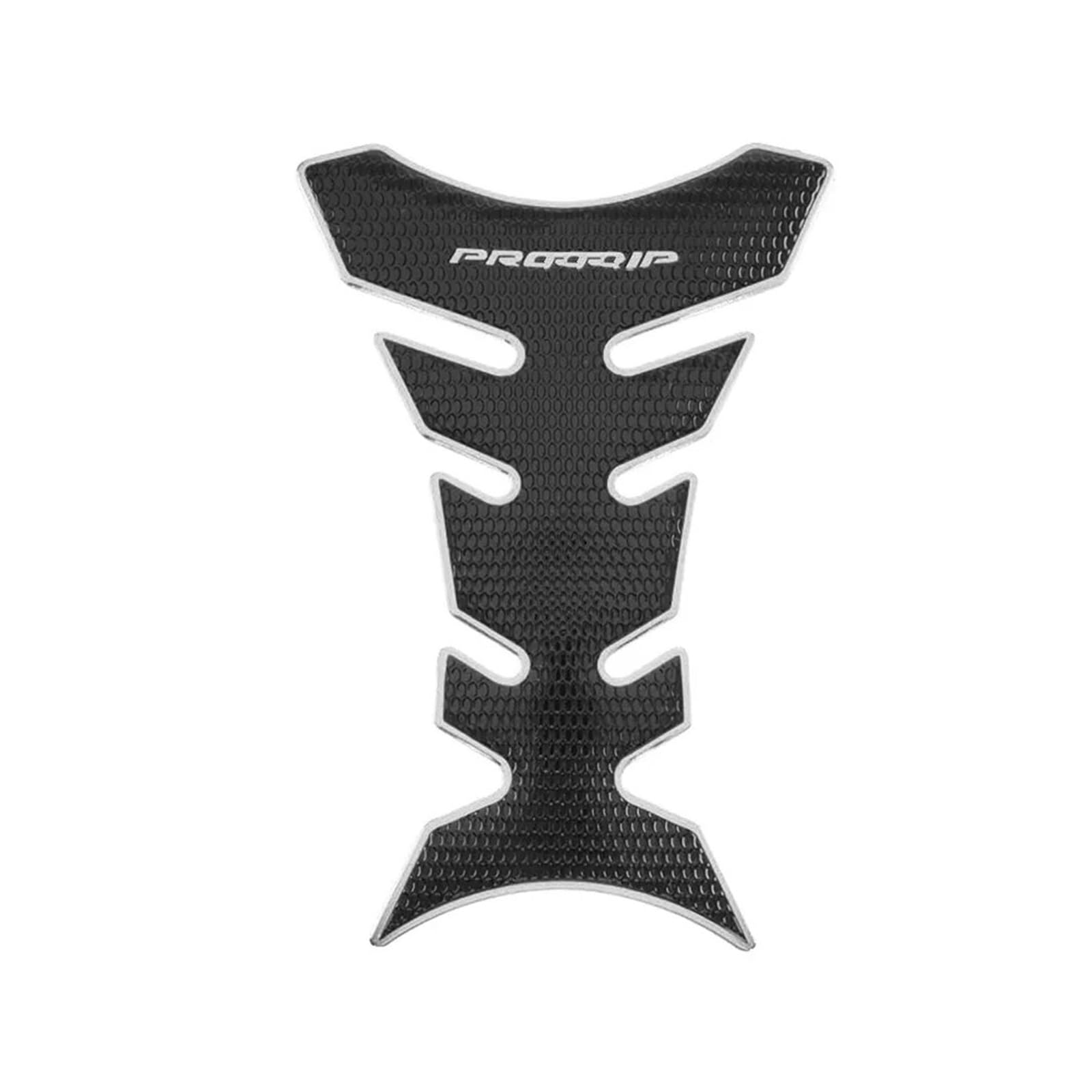 Anti-Rutsch-Kniegriff für den Tank 3D Motorrad Aufkleber Optik Carbon Fiber Fishbone Aufkleber Auto Motorrad Tankpad Tankpad Schutz Für Motorrad Fishbone Motorrad-Tankpad(Silver) von SCMYK