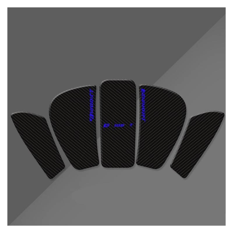 Anti-Rutsch-Kniegriff für den Tank Epoxidharz Motorrad Tankpad Transparenter Fischgräten Aufkleber Für B&MW Für R1250RT Für R1200RT Für LC 2014–2023 Motorrad-Tankpad(Multi-colored 18) von SCMYK