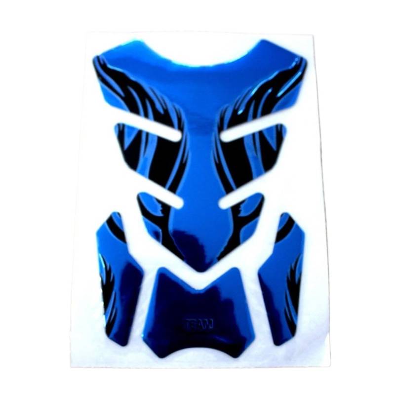 Anti-Rutsch-Kniegriff für den Tank Fishbone Aufkleber Auto Motorrad Tankpad Tankpad Schutz Für Motorrad Fishbone Protector Abdeckung Zubehör Motorrad-Tankpad(Blue) von SCMYK