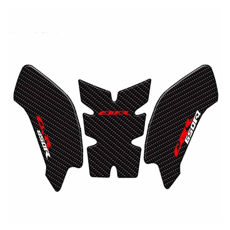 Anti-Rutsch-Kniegriff für den Tank Für CBR650R 2019 2020 Motorrad Anti Scratch Kraftstoff Tank Pad Schutz Aufkleber Seite Motorrad-Tankpad(Red -1 set) von SCMYK