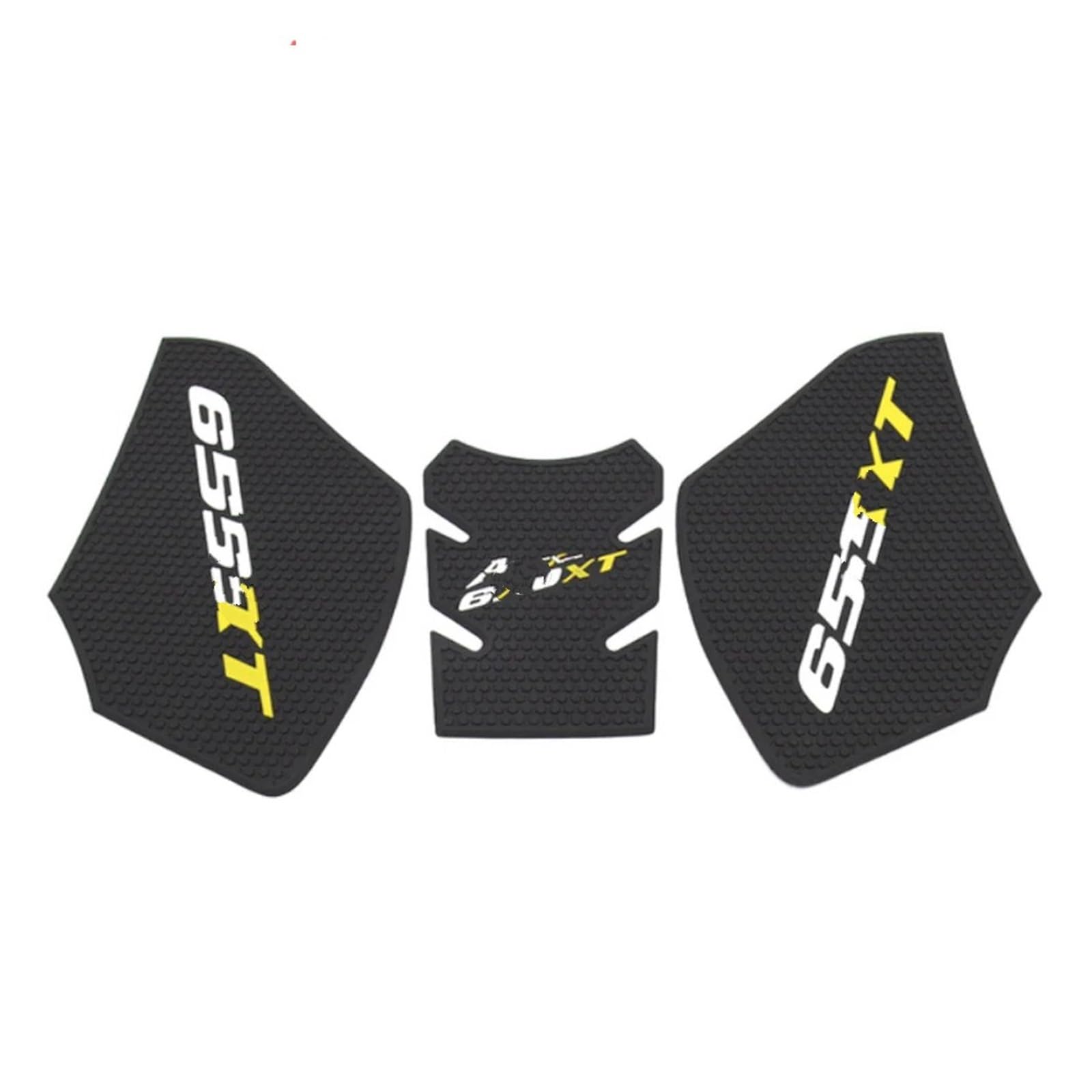 Anti-Rutsch-Kniegriff für den Tank Für S&uzuki Für DL650XT 2019 2020 Motorrad Anti Slip Protector Tank Pad Gas Knie Brace Seite Aufkleber Motorrad-Tankpad(Yellow -1set) von SCMYK