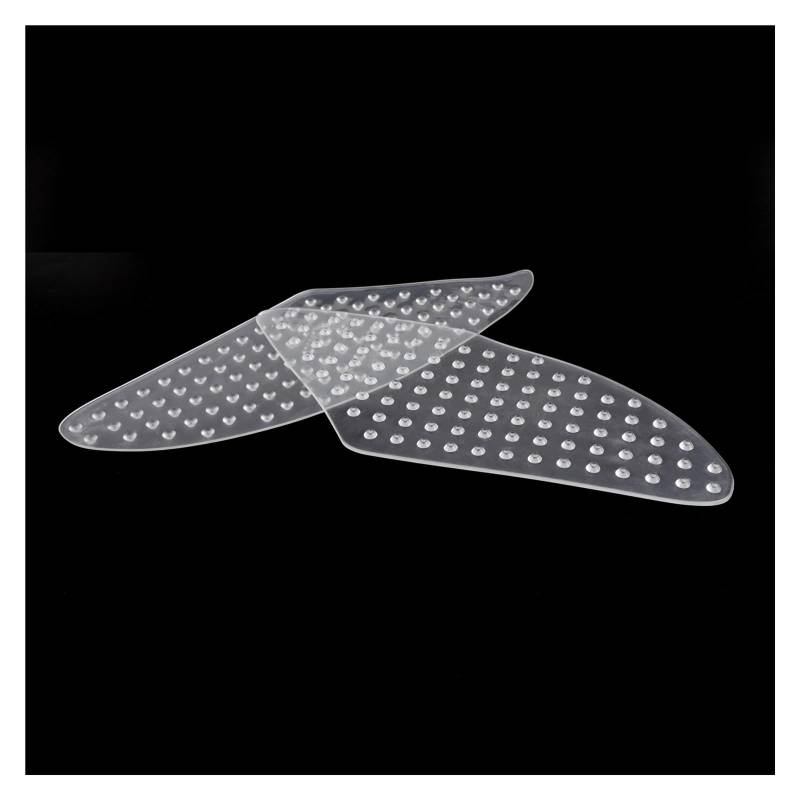 Anti-Rutsch-Kniegriff für den Tank Für Ya&maha Für R1 Für R6 Tank Grip Traktion Pad Seite Gas Knie Schutz Motorrad-Tankpad(Clear) von SCMYK