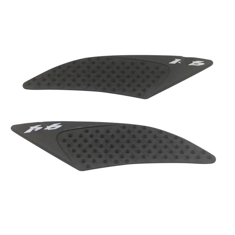 Anti-Rutsch-Kniegriff für den Tank Motorrad Tank Griffpolster Schutzaufkleber Tank Traction Pad Side Für Ya&maha Für YZF-R6 Für YZF-R3 Für R25 Motorrad-Tankpad(.Black3) von SCMYK