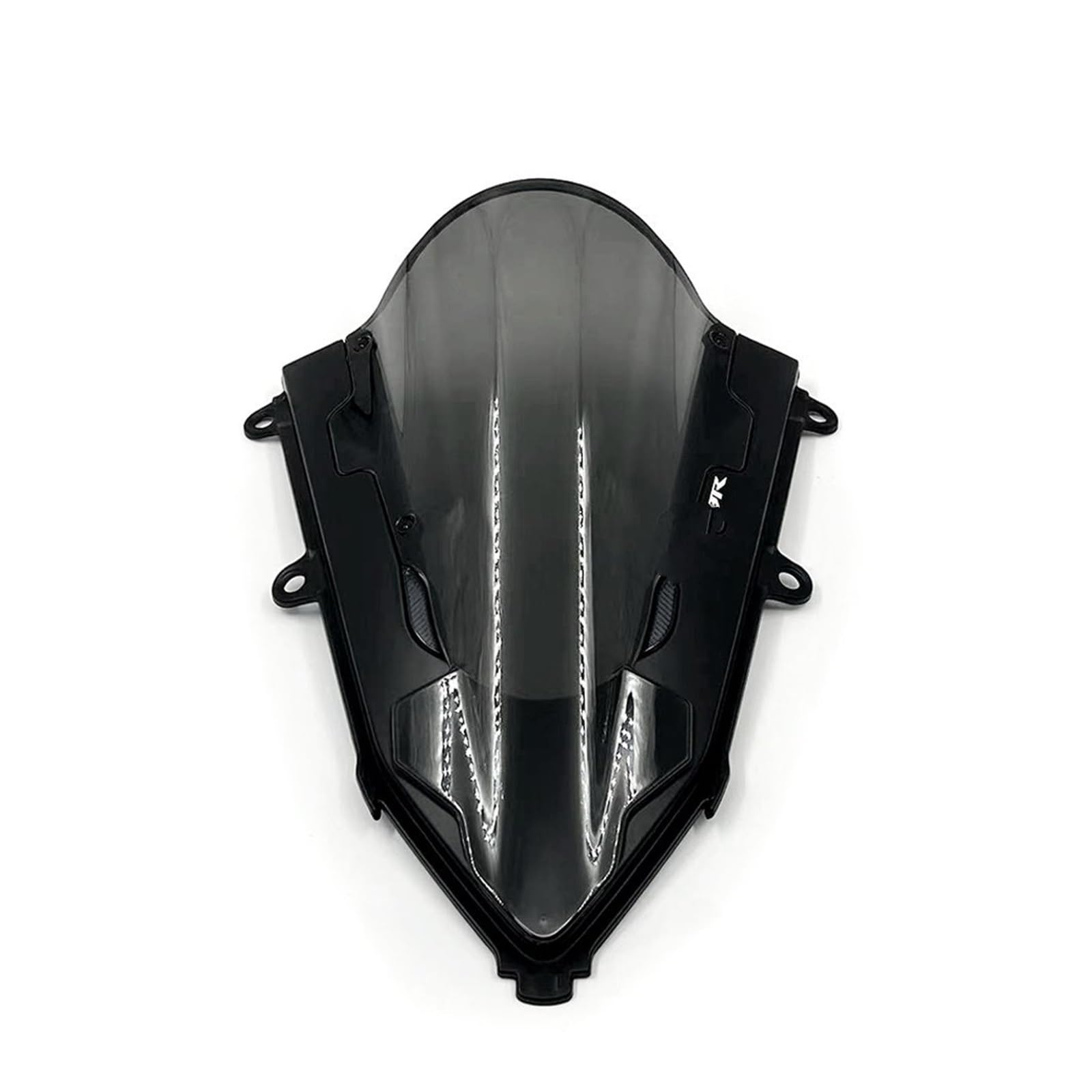 Motorrad-Windschutzscheibe Für CBR650R 2019 2020 2021 2022 2023 Motorrad Windschutzscheibe Windschutz Aluminium Kit Deflektor Windschutzscheibe Verkleidung(Carbon look pattern Smoke) von SCMYK