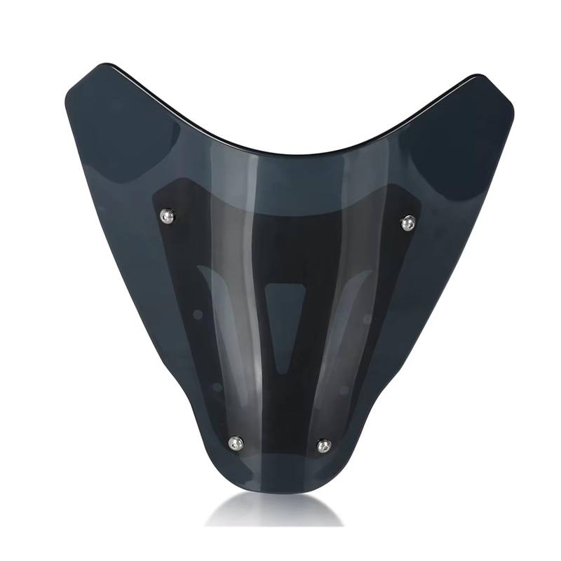 Motorrad-Windschutzscheibe Für Für MT07 2021-2023 Motorradzubehör Frontscheibe Windschutzscheibe Mit Halterung Bildschirm Deflektor Windschutzscheibe Verkleidung(Black) von SCMYK