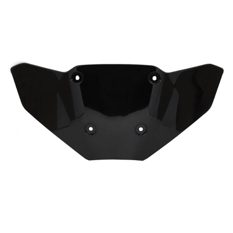 Motorrad-Windschutzscheibe Für Ya&maha Für MT-09 2024 Windschutzscheibenhalterung Motorradzubehör Transparentes Rauchschwarzes Windschutzscheiben-Kit Windschutzscheibe Verkleidung(Black) von SCMYK