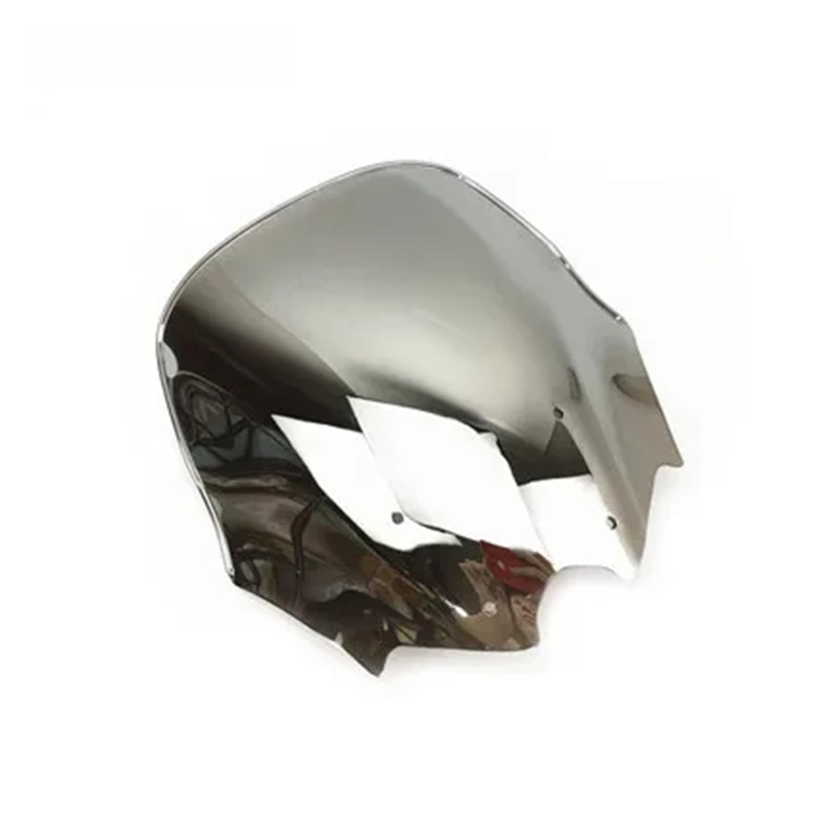 Motorrad-Windschutzscheibe Geeignetes Motorrad Windschutzscheiben Dual Bubble Zubehör Für NC700 Für NC750S Für 750 2011 2012 2013 2014 Windschutzscheibe Verkleidung(Chrome) von SCMYK