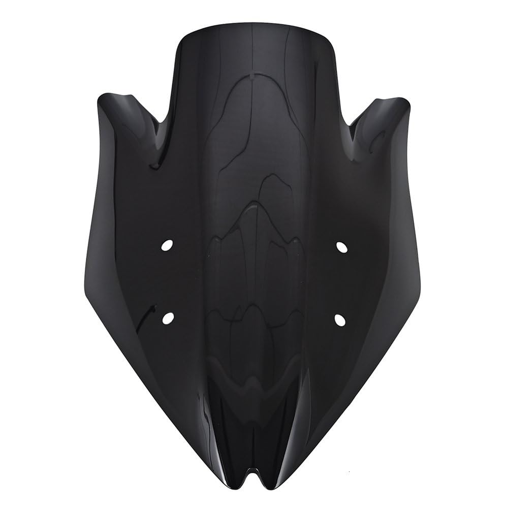 Motorrad-Windschutzscheibe Motorrad Windschutzscheibe Spoiler Windschutz Air Deflektor Schutz Deflektoren Für K&awasaki Für Z1000 2007 2008 2009 Windschutzscheibe Verkleidung(Black) von SCMYK