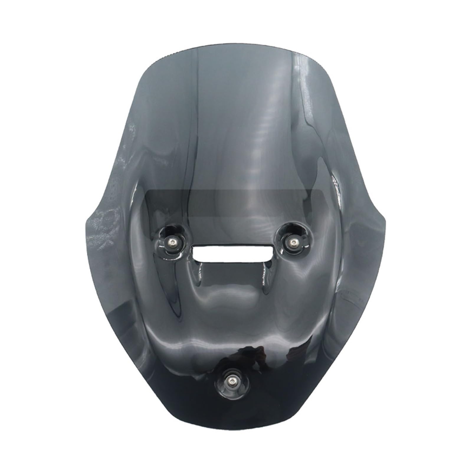 Motorrad-Windschutzscheibe Motorradzubehör Touring Windschutzscheibe Frontscheibe Air Deflektor Transparent Schwarz Für D&UCATI Für Diavel Für V4 2023 Windschutzscheibe Verkleidung(Smoked Gray) von SCMYK