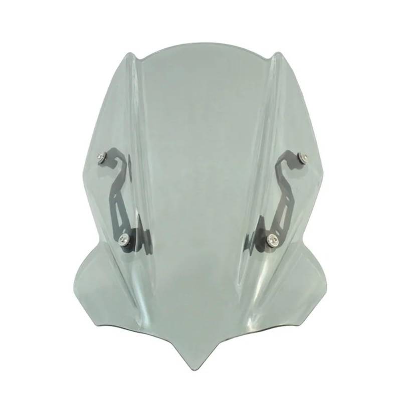 Motorrad-Windschutzscheibe Windschutzscheibe Windabweiser Schild Bildschirm Visier Glas Für K&awasaki Für Z250 Für Z400 2019 2020 2021 2022 2023 Windschutzscheibe Verkleidung(Light Smoke) von SCMYK