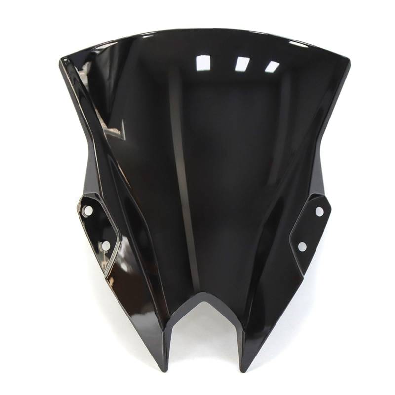 Spoiler Luftabweiser Motorrad Frontscheibe FÜR K&awasaki FÜR N&INJA 500 FÜR SE FÜR NINJA500 2024 Motorrad Zubehör Verkleidung Deflektor Windschutz Scheibe(Black) von SCMYK