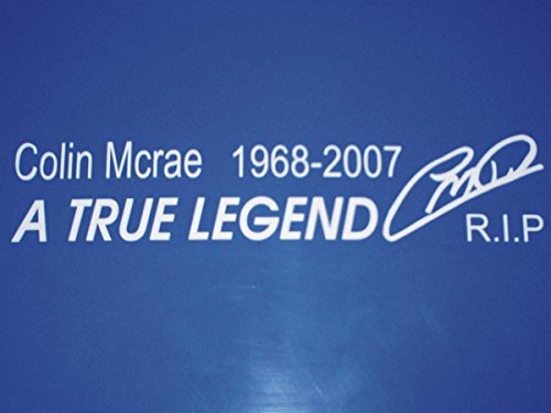 Colin McRae tribute car sticker Suba Imprez wr st von SCOOBY DESIGNS