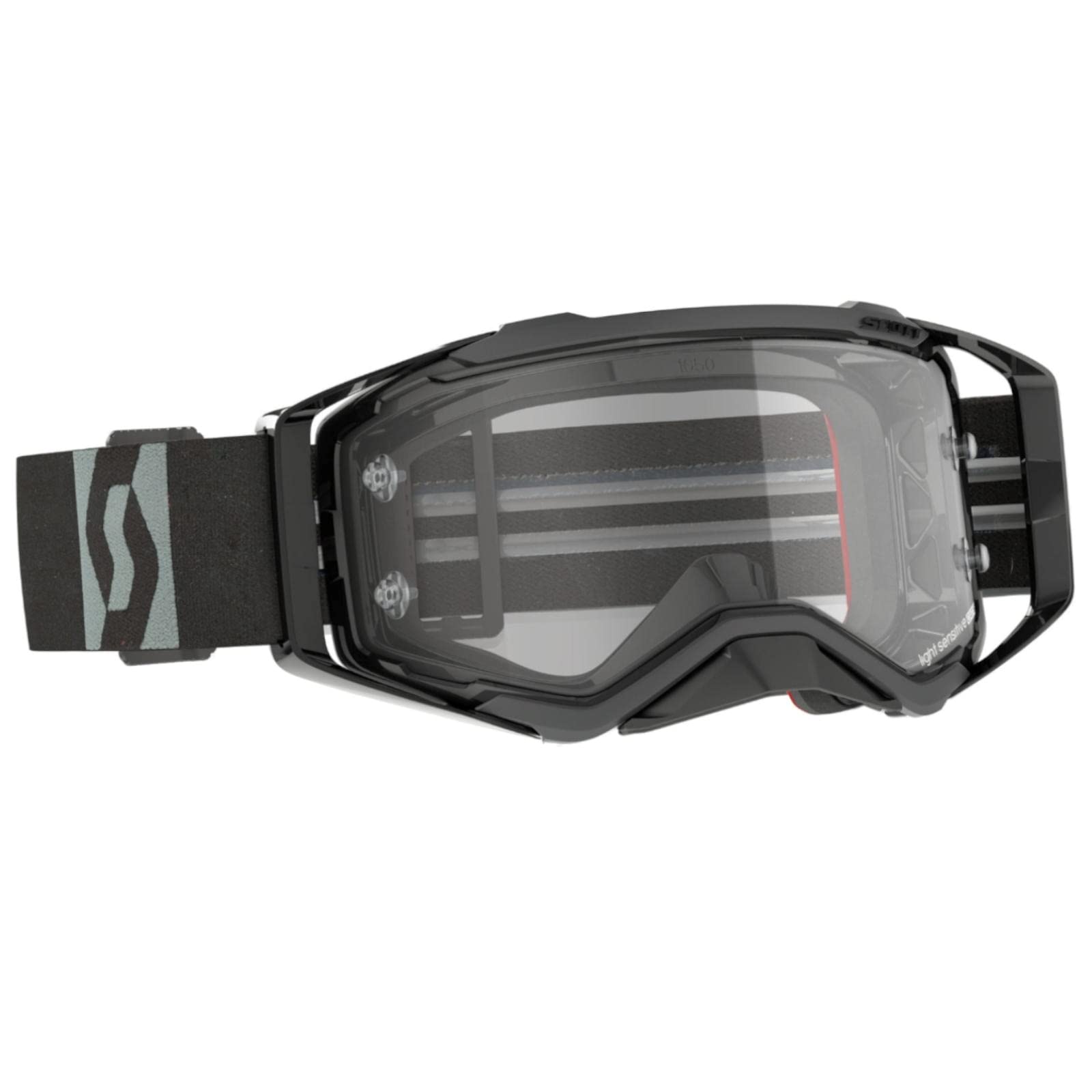 Scott Prospect LS MX Goggle Cross/MTB Brille schwarz/grau/light sensitive grau works von SCOTT