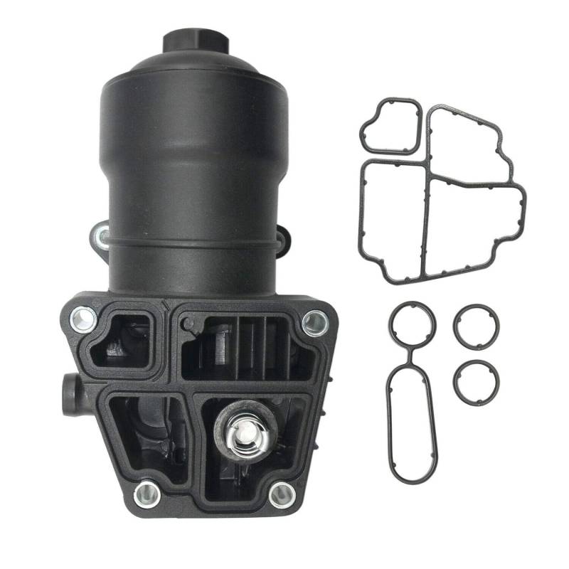 SCSN Ölfiltergehäuse Ölfilter 1,6 TDI 2,0 TDI für A1 A3 Golf VI Leon 03L115389H 03L115433C 03L115389C Ölfilter Gehäuse Kühler Kappe von SCSN