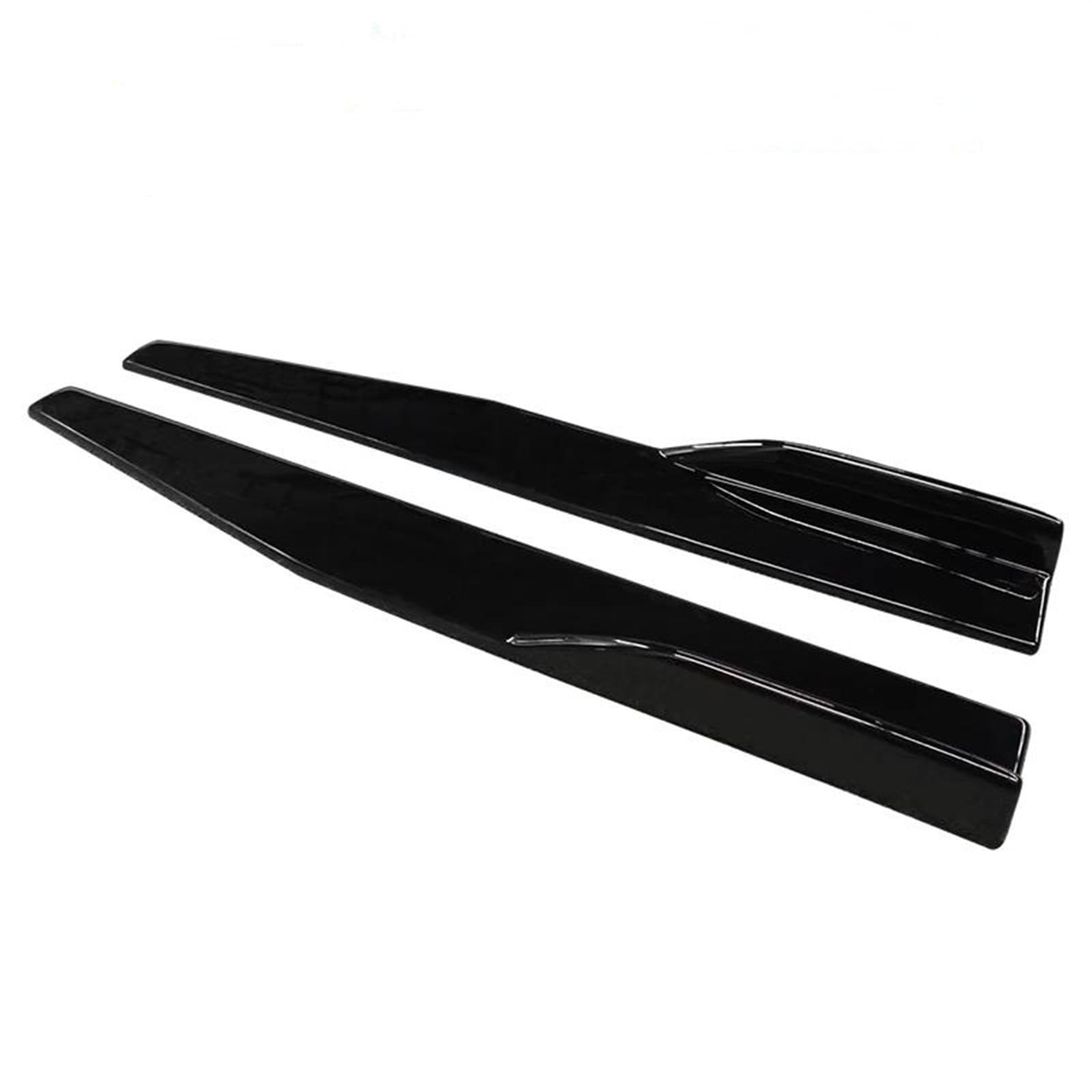 Auto-Heckspoiler für Camry 2010–2023 2019, Stoßstangen-Diffusor, Spoiler, Schürzen, Flügelverlängerungen, 75 cm, Carbon-Optik, ABS, Auto-Linke/rechte Seitenschürze SCSTHRCRA (glänzendes Schwarz) von SCSTHRCRA